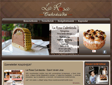 Tablet Screenshot of larosacukraszda.hu